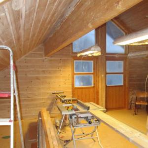 Omgjøring fra to rom med vegg på midten til ett stort rom.